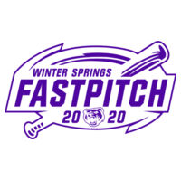 WSHS Softball - Oval Sticker Design